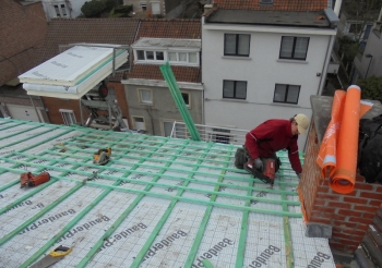 Travaux de toiture effectués rue des Bégonias