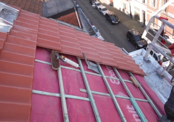 Rénovation de la toiture Rue Georges Leclercq