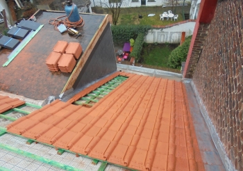 Rénovation de la toiture rue des mélèzes