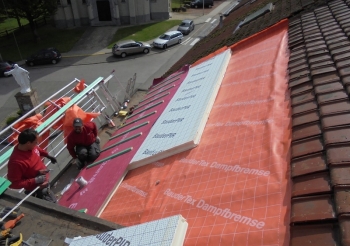 Travaux de toiture rue de l'Eglise