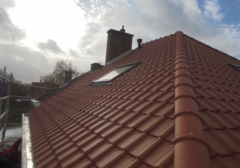 Rénovation d'une toiture à Lange Wagenstraat