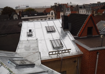 Rénovation des toitures et plate-forme Rue du Grand Sablon