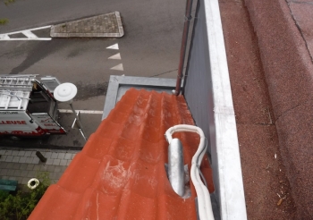 Renouvellement du pan de toiture avant rue de la Magnanerie