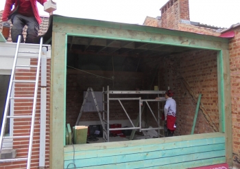 Construction d'une lucarne à l'Avenue des Ablettes