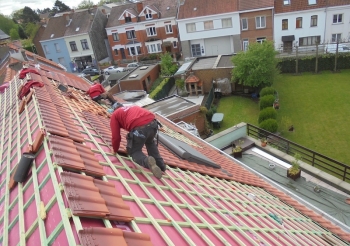 Travaux de toiture rue de l'Eglise