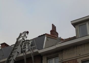 Travaux de toiture effectués rue des Bégonias