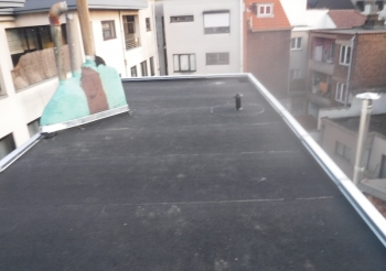 Rénovation de la toiture plate rue du Frontispice