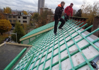 Renouvellement de toiture Allée des Novateurs à Anderlecht