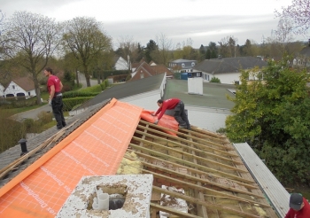 Travaux effectués à la toiture Gemslaan