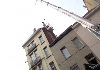 Cimentage de la cheminée Rue Vogler