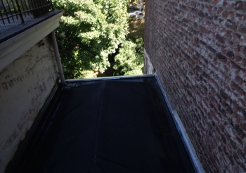 Renouvellement de la toiture plate Rue d'Ecosse