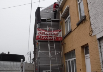 Bardage d'un pignon Rue du Roussart