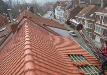 Renouvellement de toiture rue Vervloesem