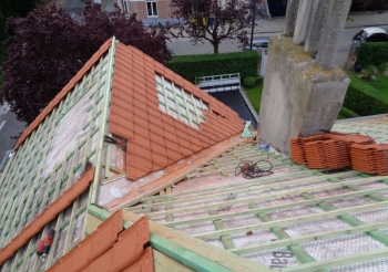 Rénovation de toiture rue des Archives