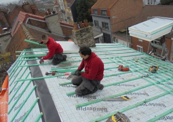 Travaux de toiture effectués rue des Bégonias