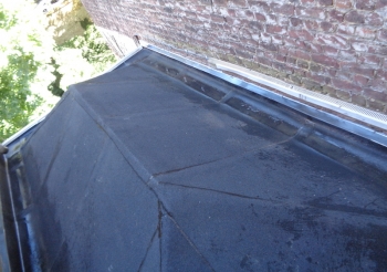 Renouvellement de la toiture plate Rue d'Ecosse