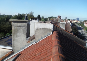 Travaux de toiture effectués à la rue Général Gilisquet