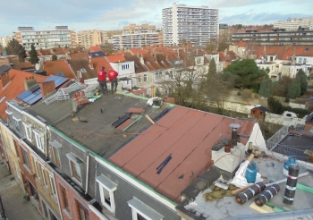 Rénovation de toiture rue Vande Woestijn