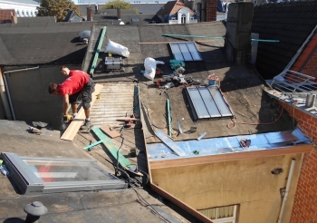 Rénovation des toitures et plate-forme Rue du Grand Sablon