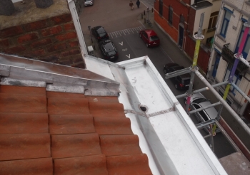 Rénovation des corniches Rue du Cornet