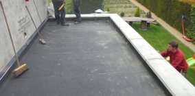 Rénovation d'une toiture plate à Diegem